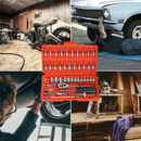 VERMELHA - Jogo de Ferramentas com 46 Peças