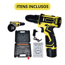 Parafusadeira Furadeira Sem Fio Bateria Impacto 12V