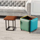 CubeSmart 5 em 1 – Puff Multifuncional com Rodízios