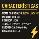 Marmita Elétrica Portátil  – Aqueça sua comida onde estiver