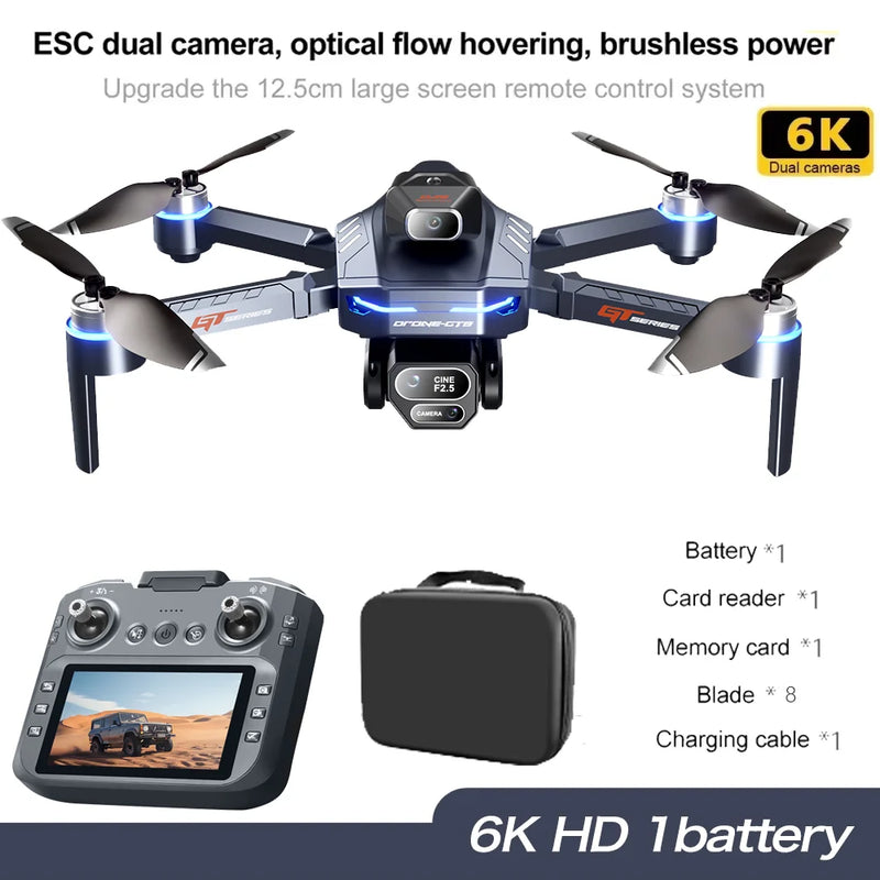 GT8 FPV Drones GPS 8K Professional HD 360° Dual Cameras 5G WIFI