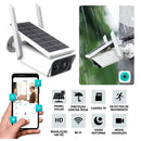 Câmera  Luz Solar Wi-Fi FullHD Resistente a Água